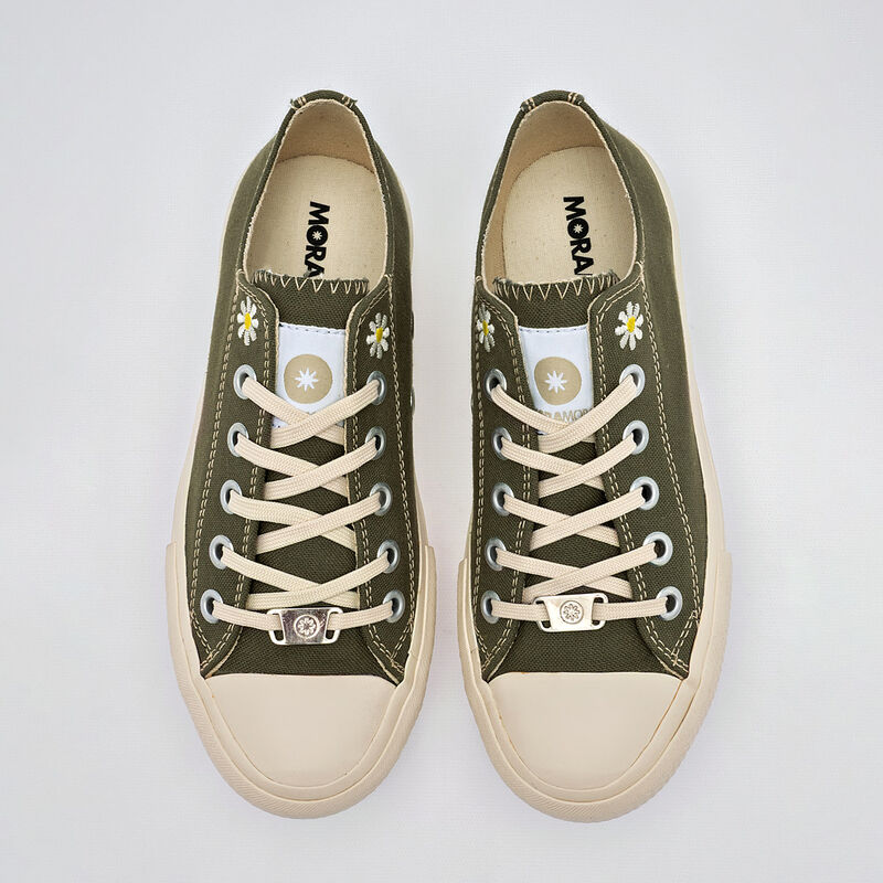 Moramora Tenis urbano para mujer olivo image number null