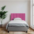 Cabecera Individual Harmony con Rayas y 3 Ajustes De Altura Color Rosa