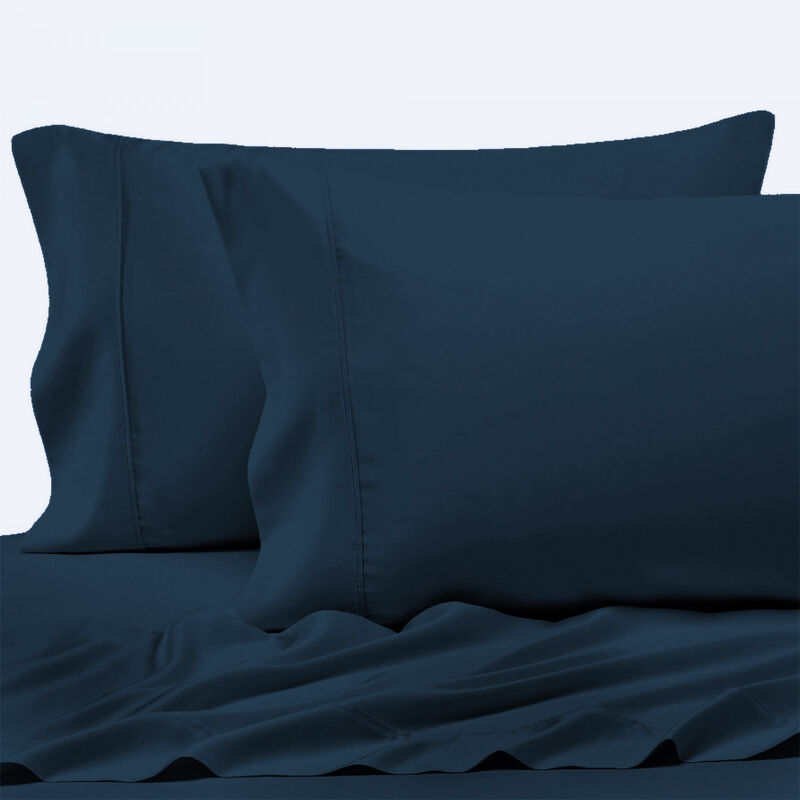 Juego Queen Size de Sábanas Polo One Color Azul... image number null