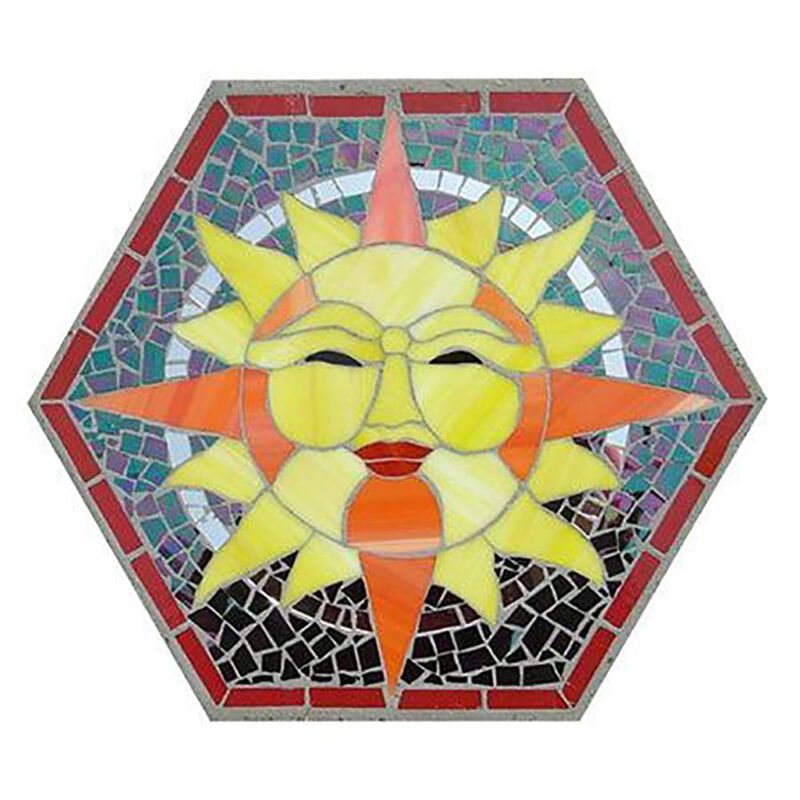Molde Rainbow Art Glass Hexagonal De 30 cm Para... image number null