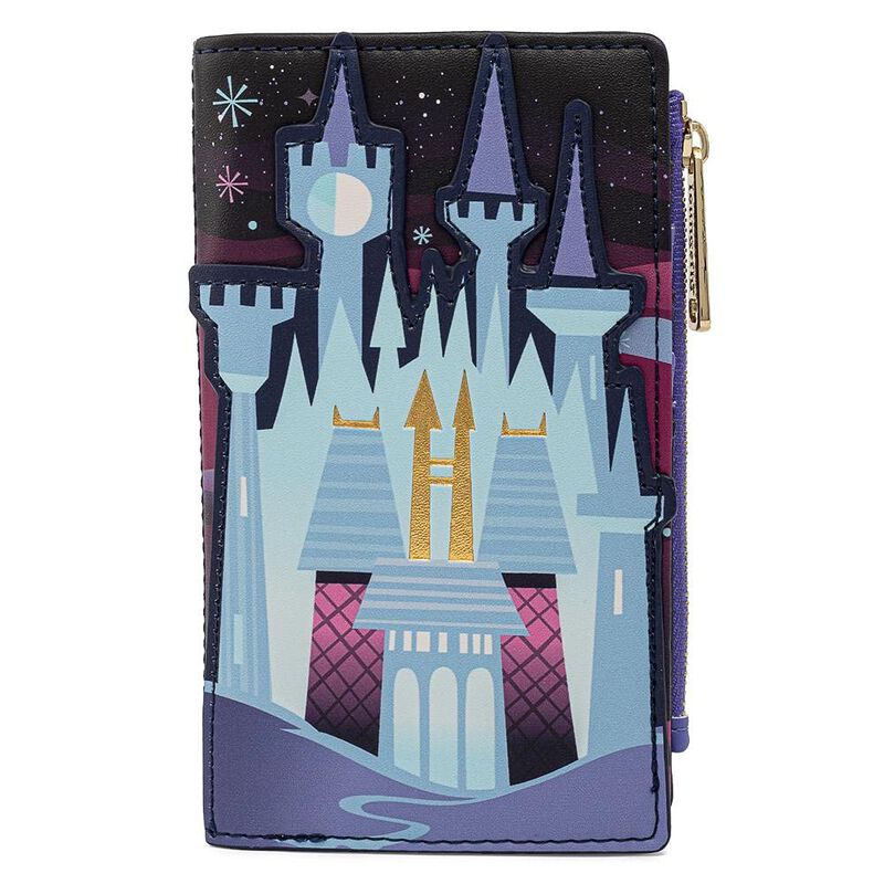 Billetera Loungefly Disney Cinderella Castle Co... image number null