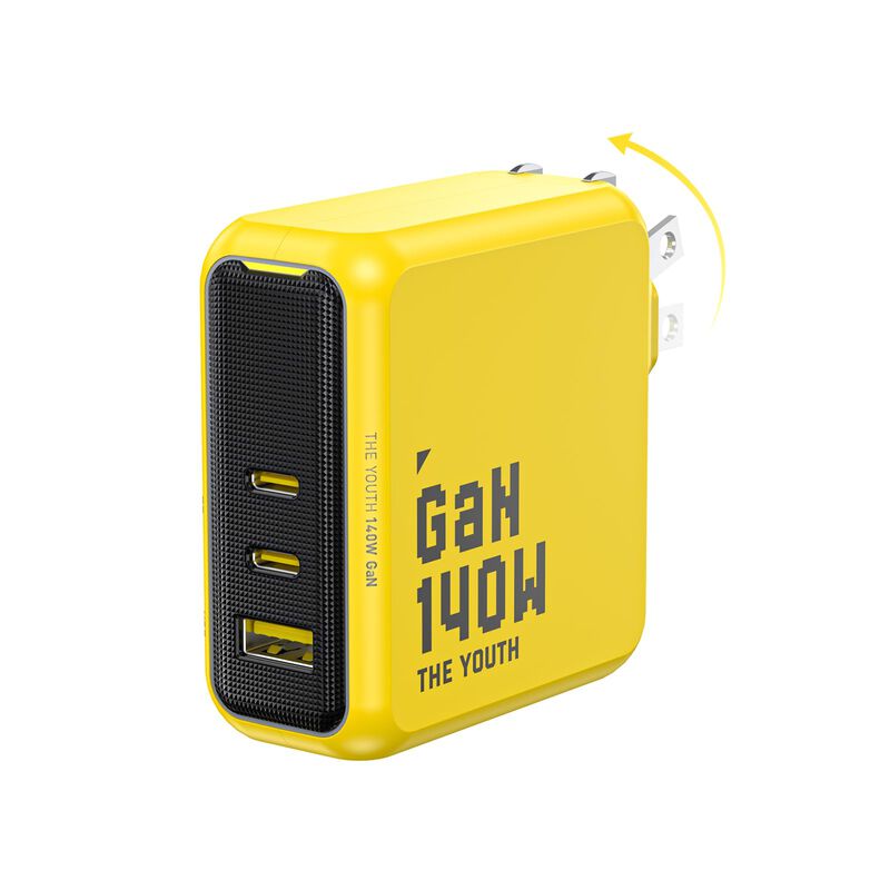Cargador Aohi Youth, 140 W, Gan+, Usb C Pd3.1 P... image number null