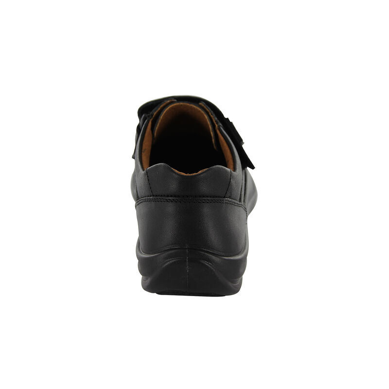 Audaz Zapato Escolar En Piel Para Ni&ntilde;o Negro Co... image number null