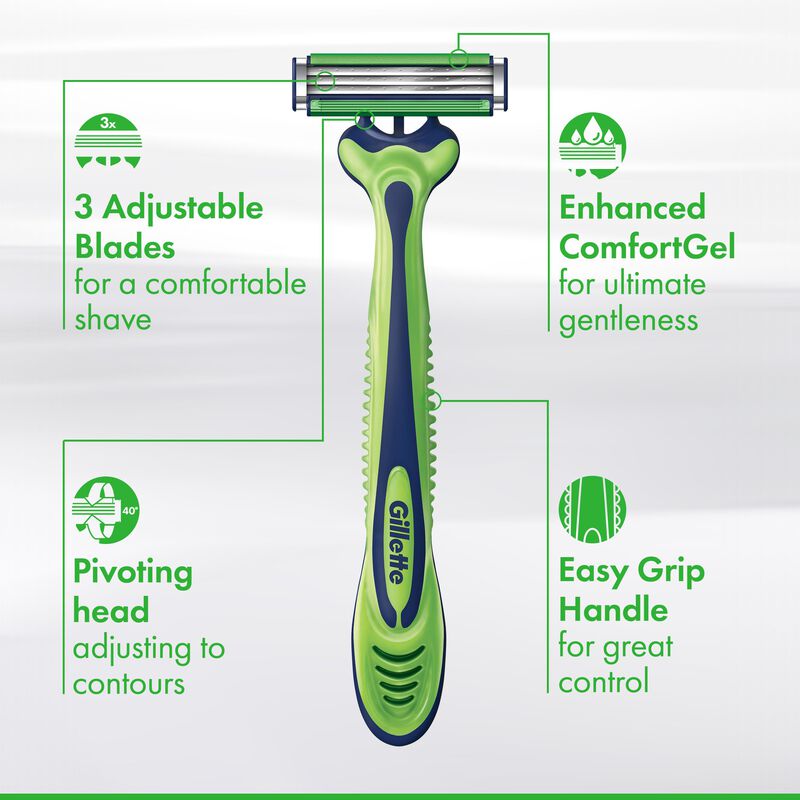 Maquinilla De Afeitar Desechable Gillette Senso... image number null