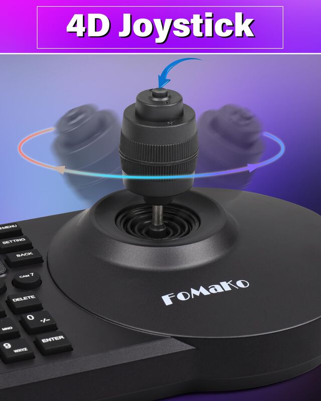 Controlador Ptz Fomako Kc608 Pro Con Vista Prev... image number null