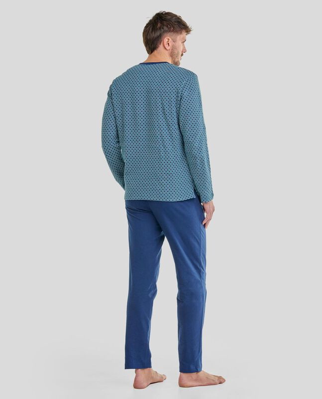 Pijama Corbatero Marino image number null