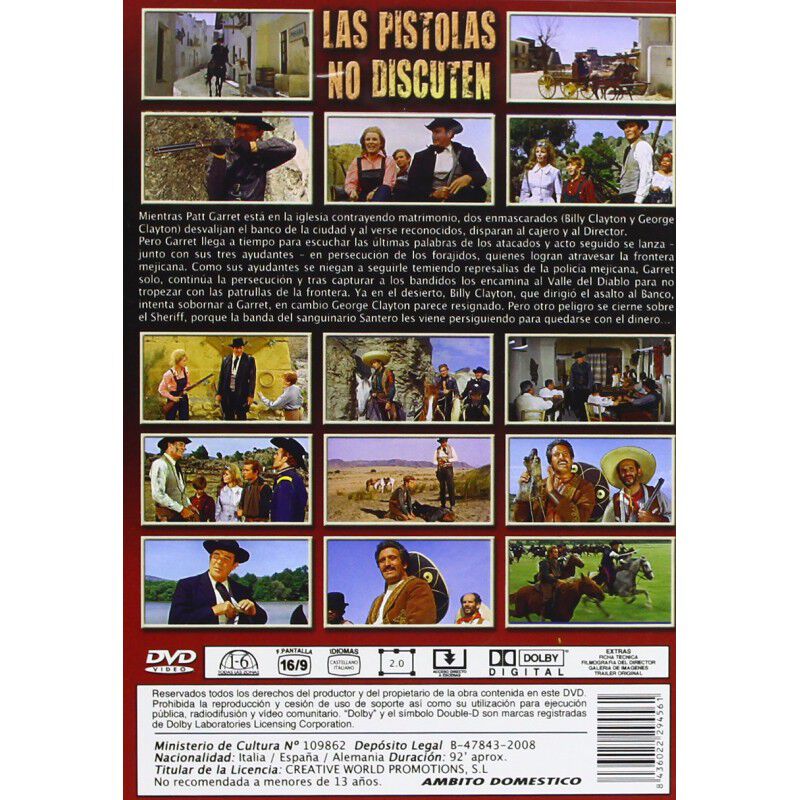 Las Pistolas No Discuten [dvd] image number null