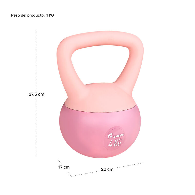Pesa Rusa Kettlebell 4kg 8.8lb Ejercicio Casa H... image number null