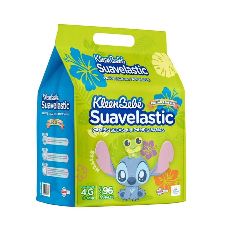 Pa&ntilde;al Kleen Beb&eacute; Suavelastic Etapa 4 Grande 96p... image number null