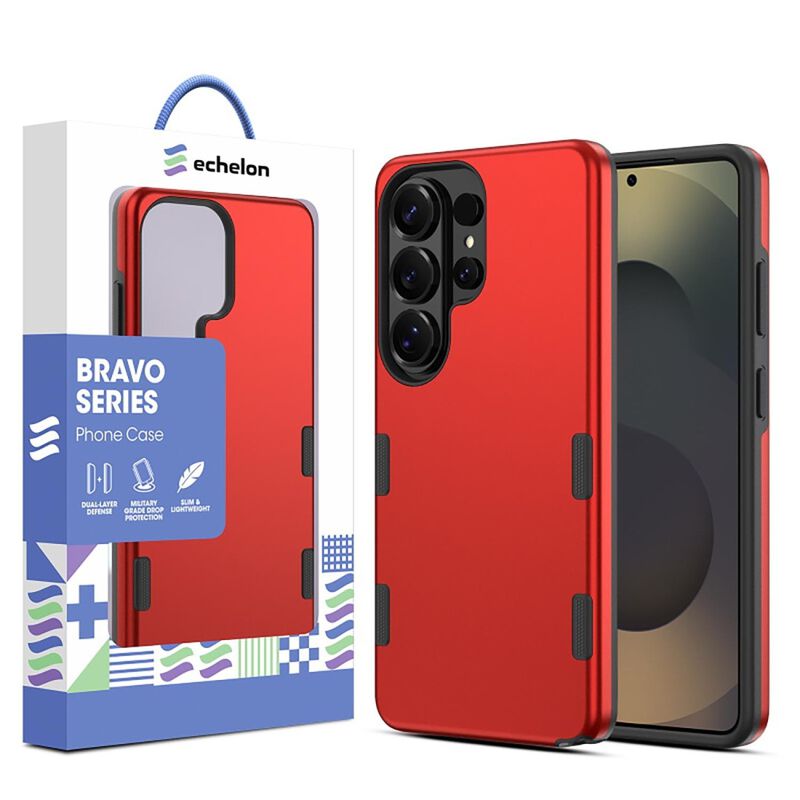 Funda ECHELON Bravo para Samsung S26 ULTRA Roja image number null