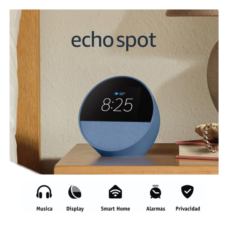 Bocina Inteligente Alexa Echo Spot despertador ... image number null