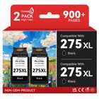 Cartuchos De Tinta Crazeprint 275xl Negro (2 Unidades)