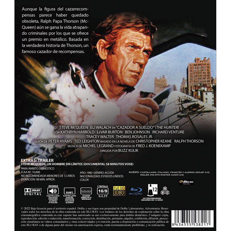 Cazador A Sueldo Bd 1980 The Hunter [blu-ray] image number null