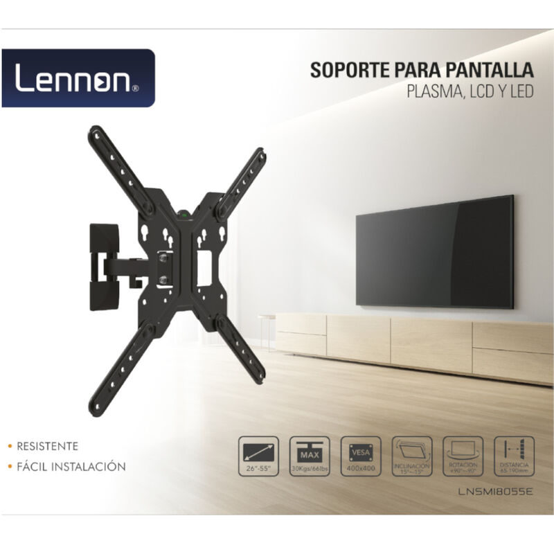 Soporte Tv LENNON LN-SM18055E Vesa Max 400x400-... image number null