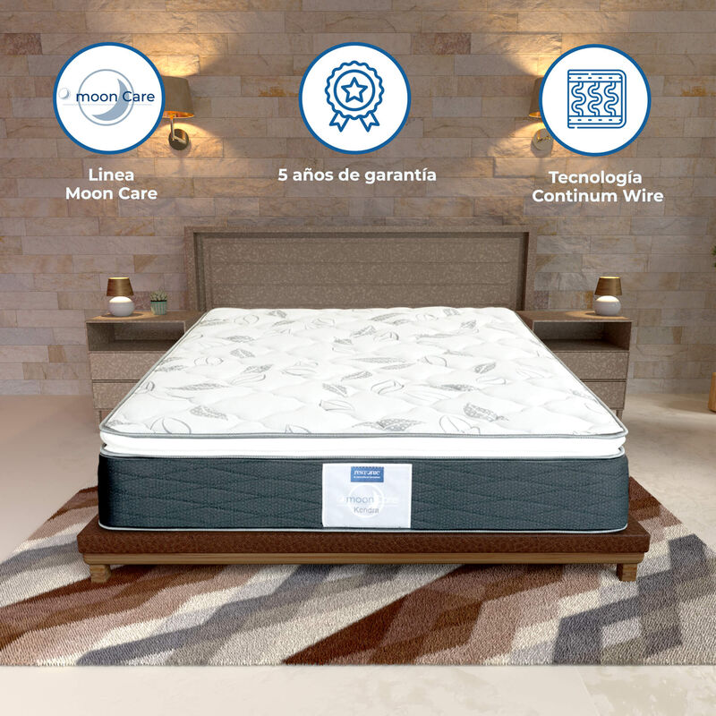 Colch&oacute;n&nbsp;Matrimonial Ortop&eacute;dico&nbsp; Restonic Kendra... image number null