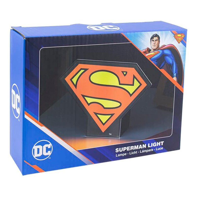 L&aacute;mpara con logo de Superman (DC) image number null