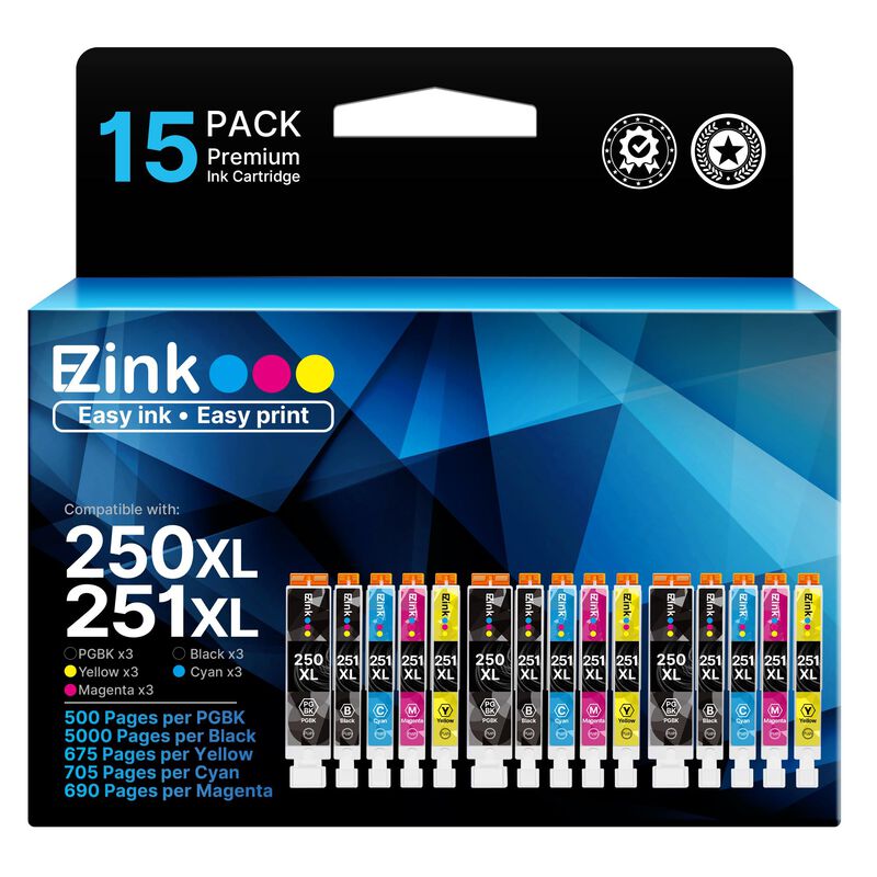Cartuchos De Tinta E-z Ink Compatibles Para Can... image number null