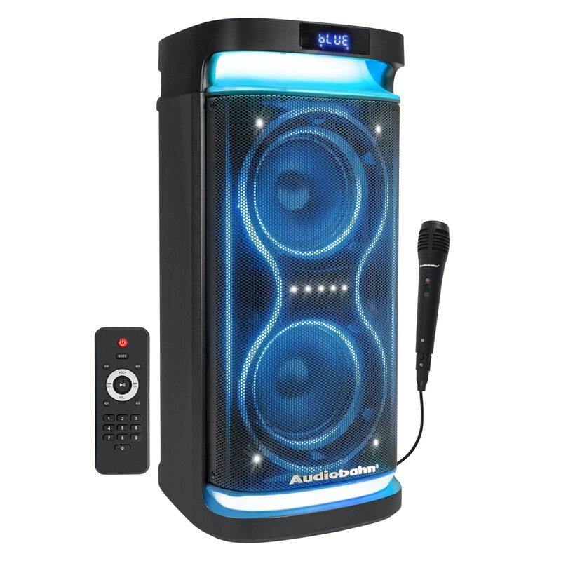 Partybox con bocina doble 6" 1200w Audiobahn TH... image number null
