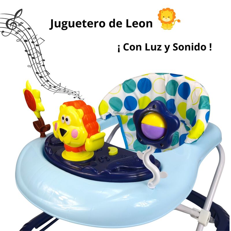 Andadera Le&oacute;n Con Luz, Sonido Y Asiento Acolcha... image number null
