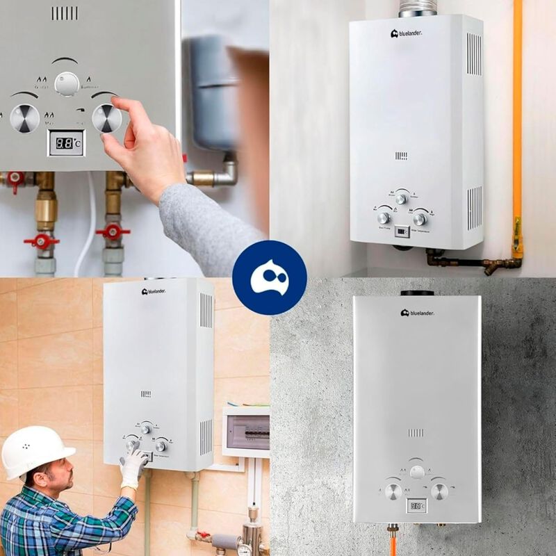 Calentador de Agua Eléctrico para Hogar 12 Litr... image number null