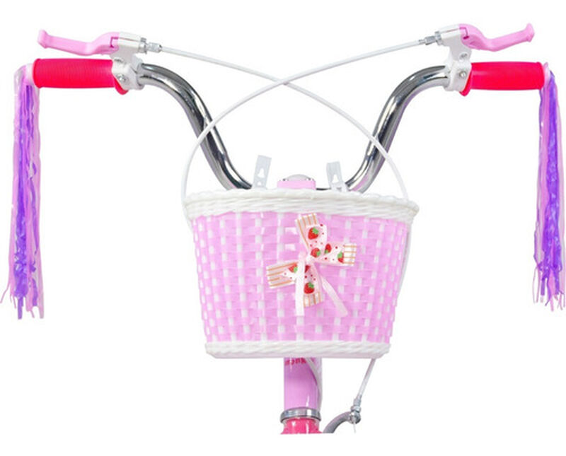 Bicicleta Rosa Infantil R16 Para Ni&ntilde;a + Canasta... image number null