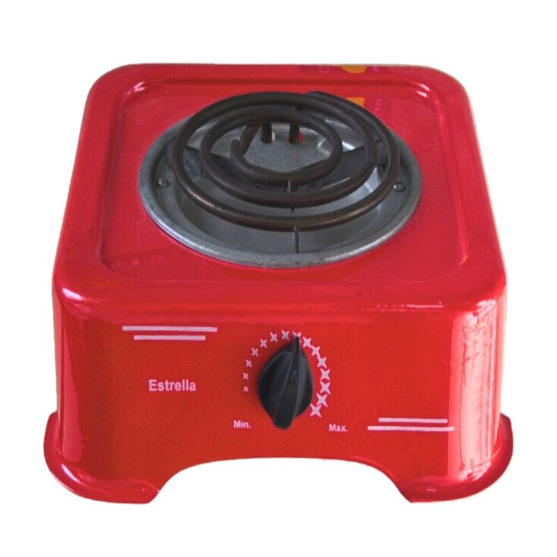 Parrilla El&eacute;ctrica Mesa 1 Resistencia 800w Rojo... image number null