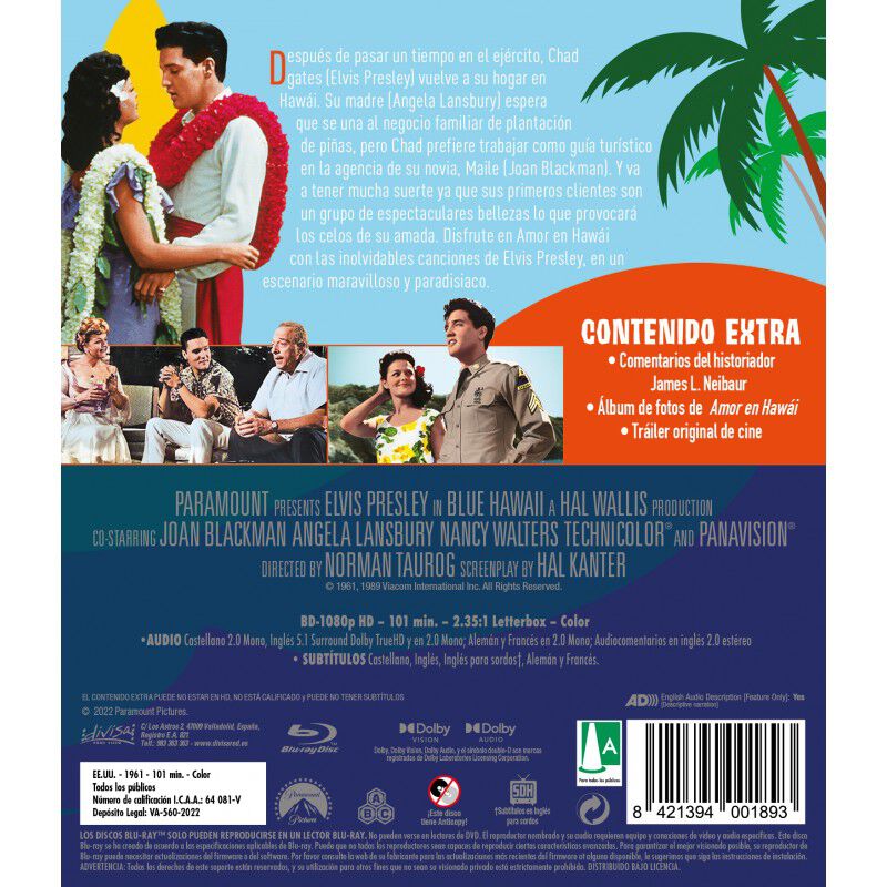 Amor en Hawai (Blu-ray) [Blu-ray] image number null