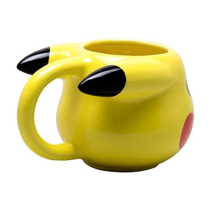 Taza Pikachu 3D Pok&eacute;mon Cer&aacute;mica 500 mls image number null