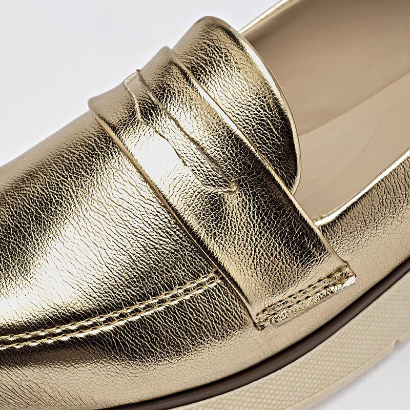 Ivi Love mocas&iacute;n para mujer dorado cod 140463-E image number null