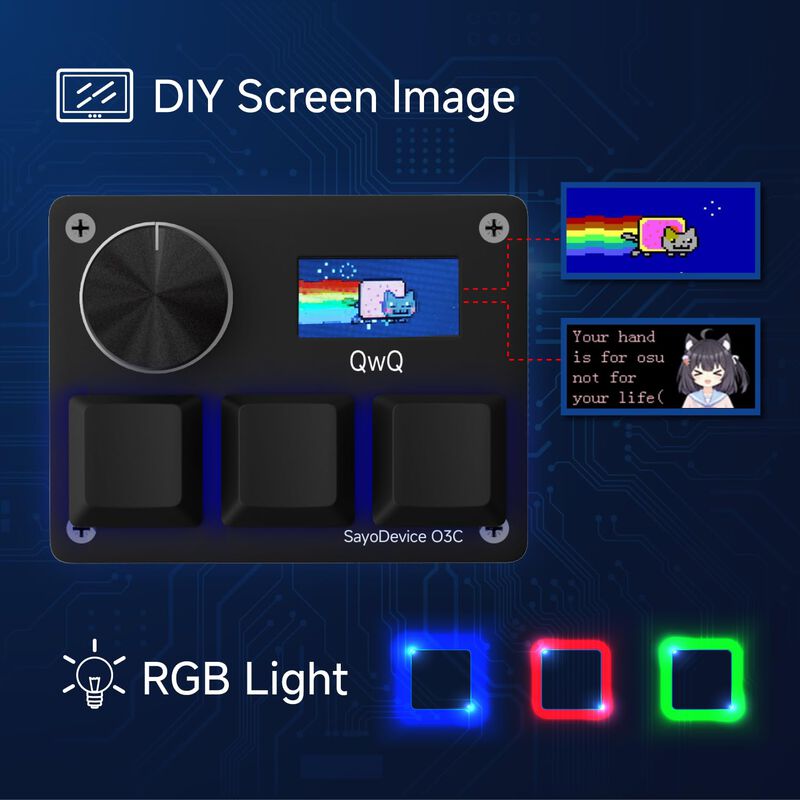 Teclado Sayodevice O3c Rapid Trigger Con Interr... image number null