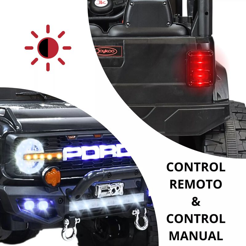 Montable El&eacute;ctrico Camioneta 4x4 Para Ni&ntilde;os Blu... image number null