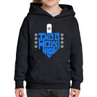 Sudadera Con Capucha Word Art Para Ni&ntilde;a - This Is How I Roll - Negro