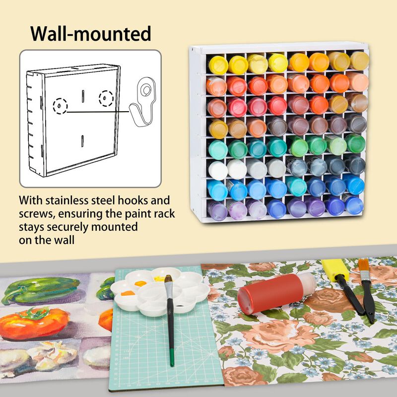 Krafetto organizador de almacenamiento de pintu... image number null