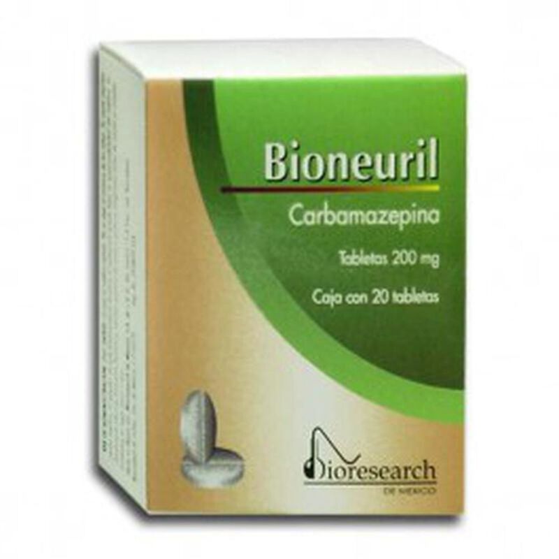 Bioneuril 200mg caja 20 tabletas image number null