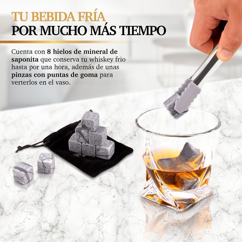 Set de Regalo con Vasos de Vidrio MIXOLOGIC image number null