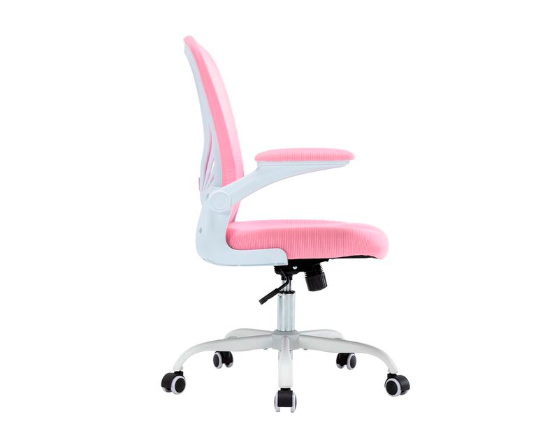 Silla de Oficina Rosa Ajustable con Reposabrazo... image number null