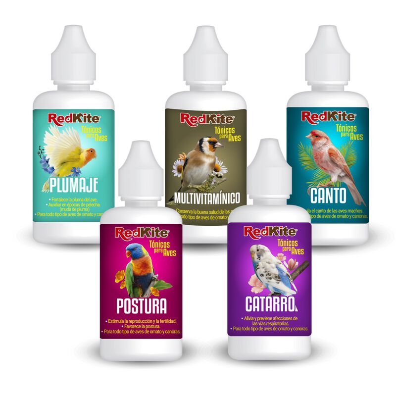 Redkite Tónicos 5 Pack Surtido Canto, Plumaje, ... image number null