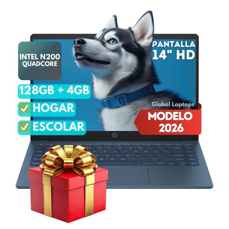 Laptop Hp Stream Intel N150 128gb Ssd 4gb Ram 1... image number null