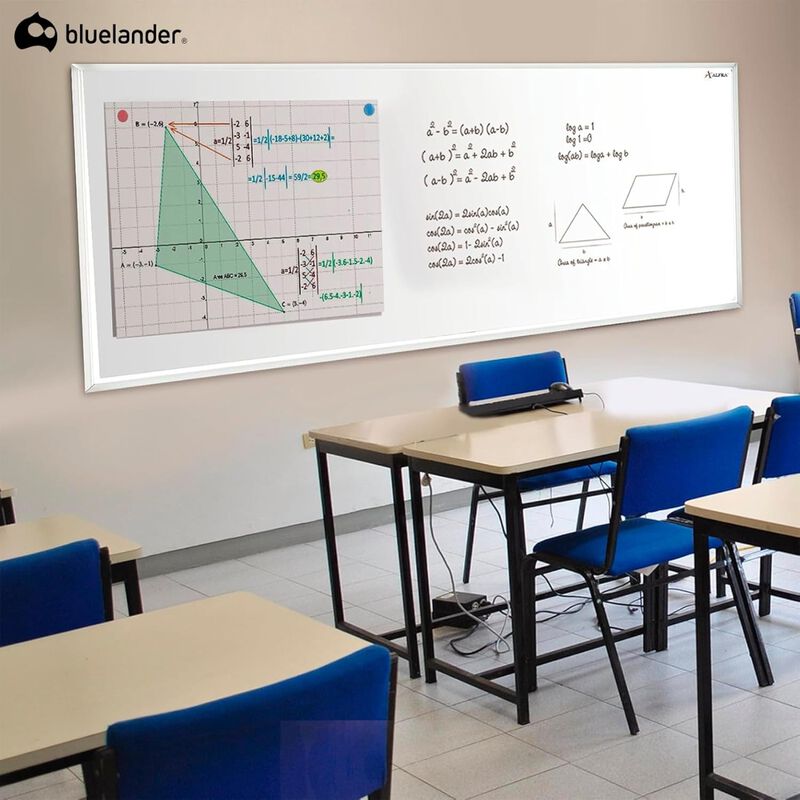 Pizarron Magnetico de Borrado en Seco de 120 x ... image number null