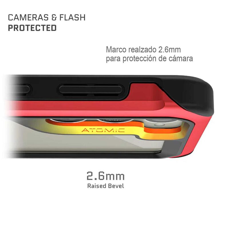 Funda GHOSTEK Atomic para Samsung S23 Roja Alum... image number null