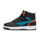 Tenis Joven Rebound V6 Mid Techie Bud Negro 39794502
