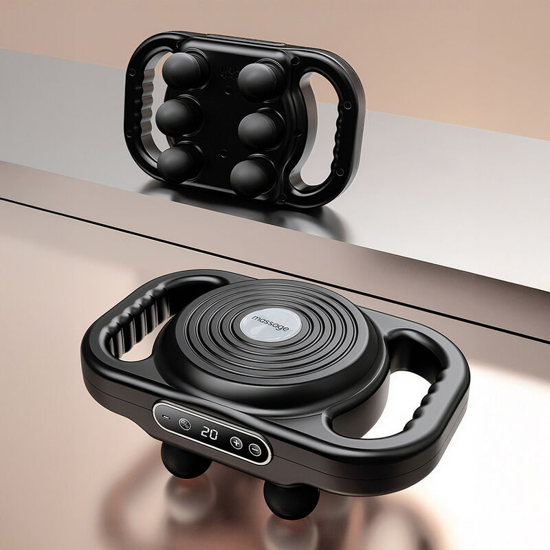 Pistola de masaje de 6 cabezas y relajador musc... image number null