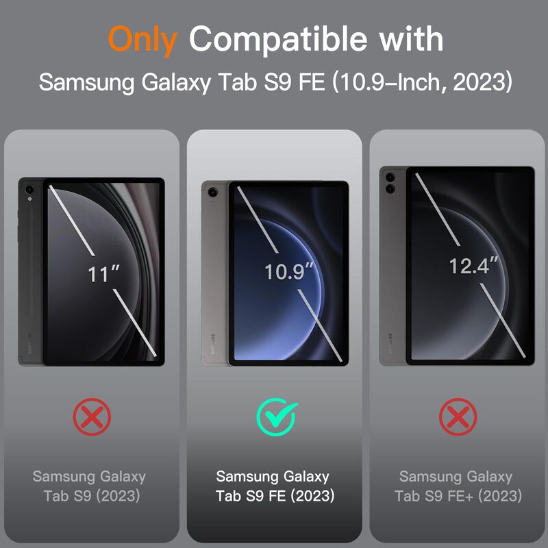 Funda Jetech Para Samsung Galaxy Tab S10 Fe/s9 ... image number null
