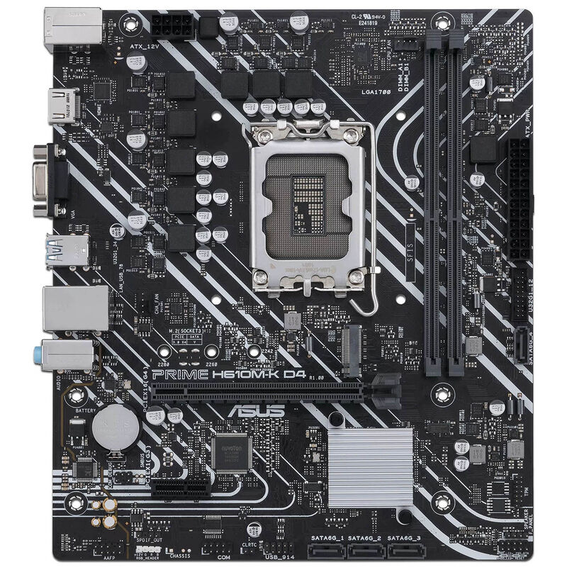 T. Madre ASUS PRIME H610M-K D4-CSM: Socket 1700... image number null