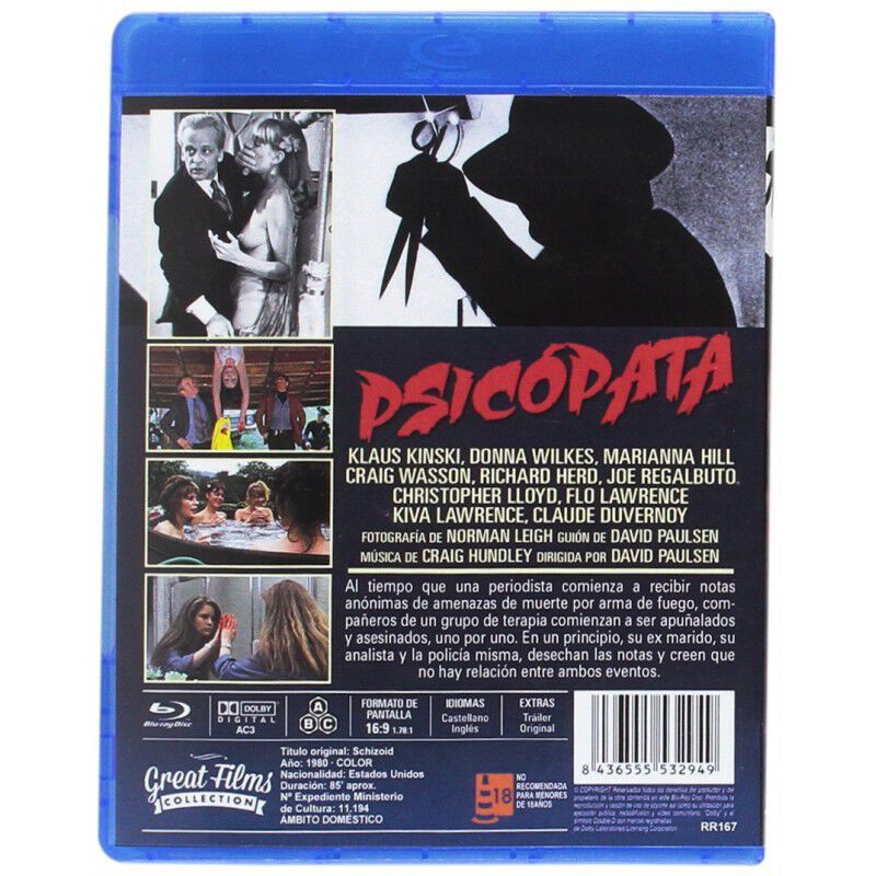 Psic&oacute;pata (esquizoide) (bd-r) [blu-ray] image number null