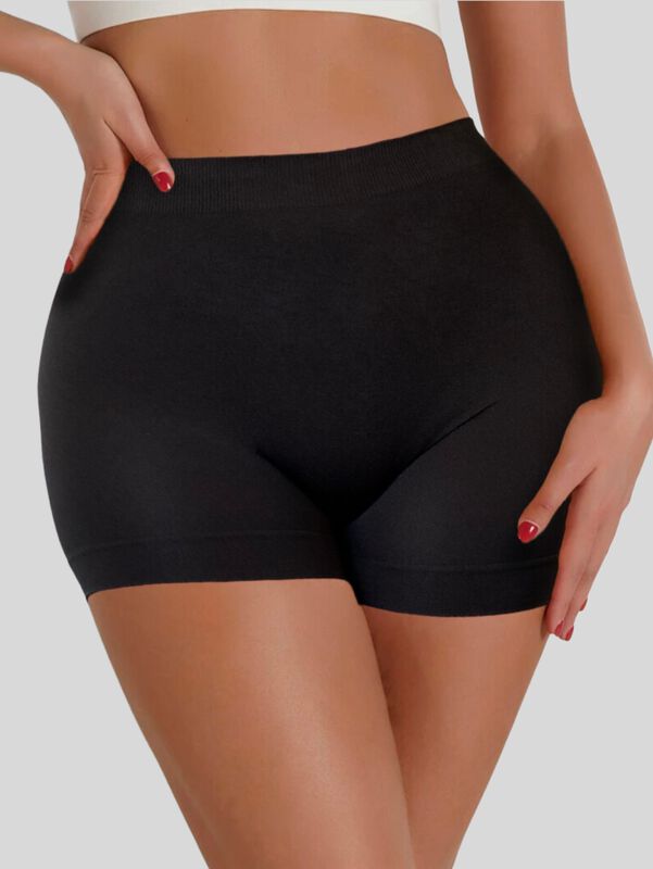 Set De 2 Panty Fajas Boxer De Mujer Cyf-08 Negr... image number null