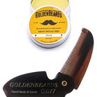 Kit De Cera Para Bigotes Golden Beards Kobenhavn Con 3 Peines Plegables