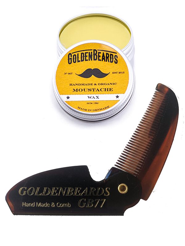 Kit De Cera Para Bigotes Golden Beards Kobenhav... image number null