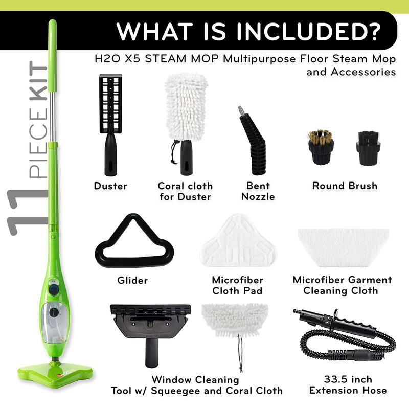 Steam Mop H2o X5 5 En 1 Multiusos Con Limpiador... image number null