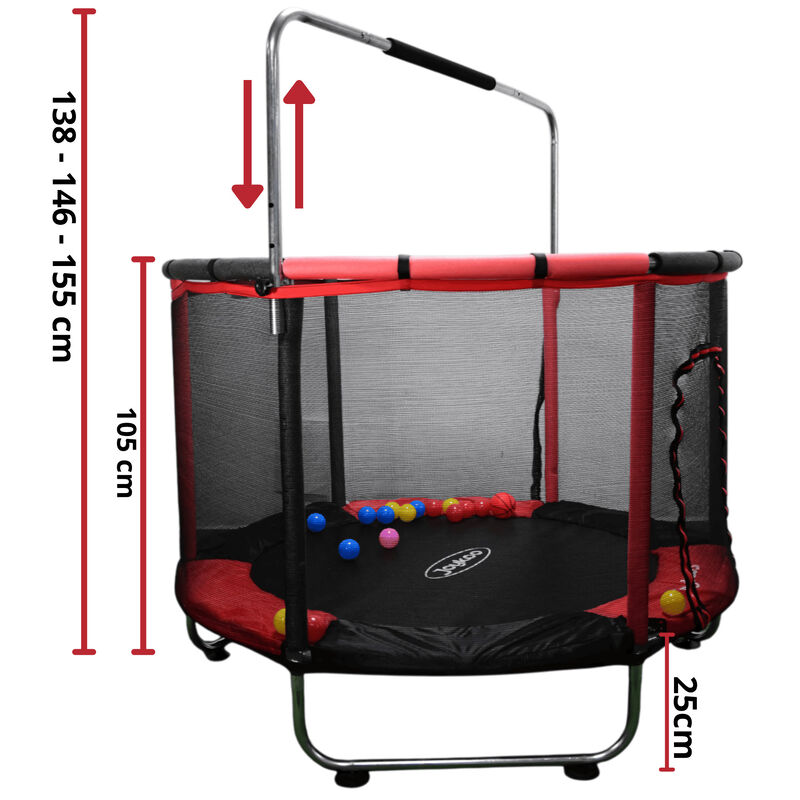 Trampol&iacute;n Infantil 140 Cm 55 Pulgadas Parque De... image number null